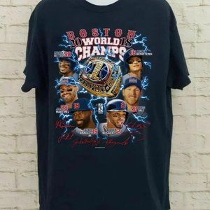 Vintage 2018 Boston Red Sox World Champions T-Shirt, Boston Red Sox Baseball Tea